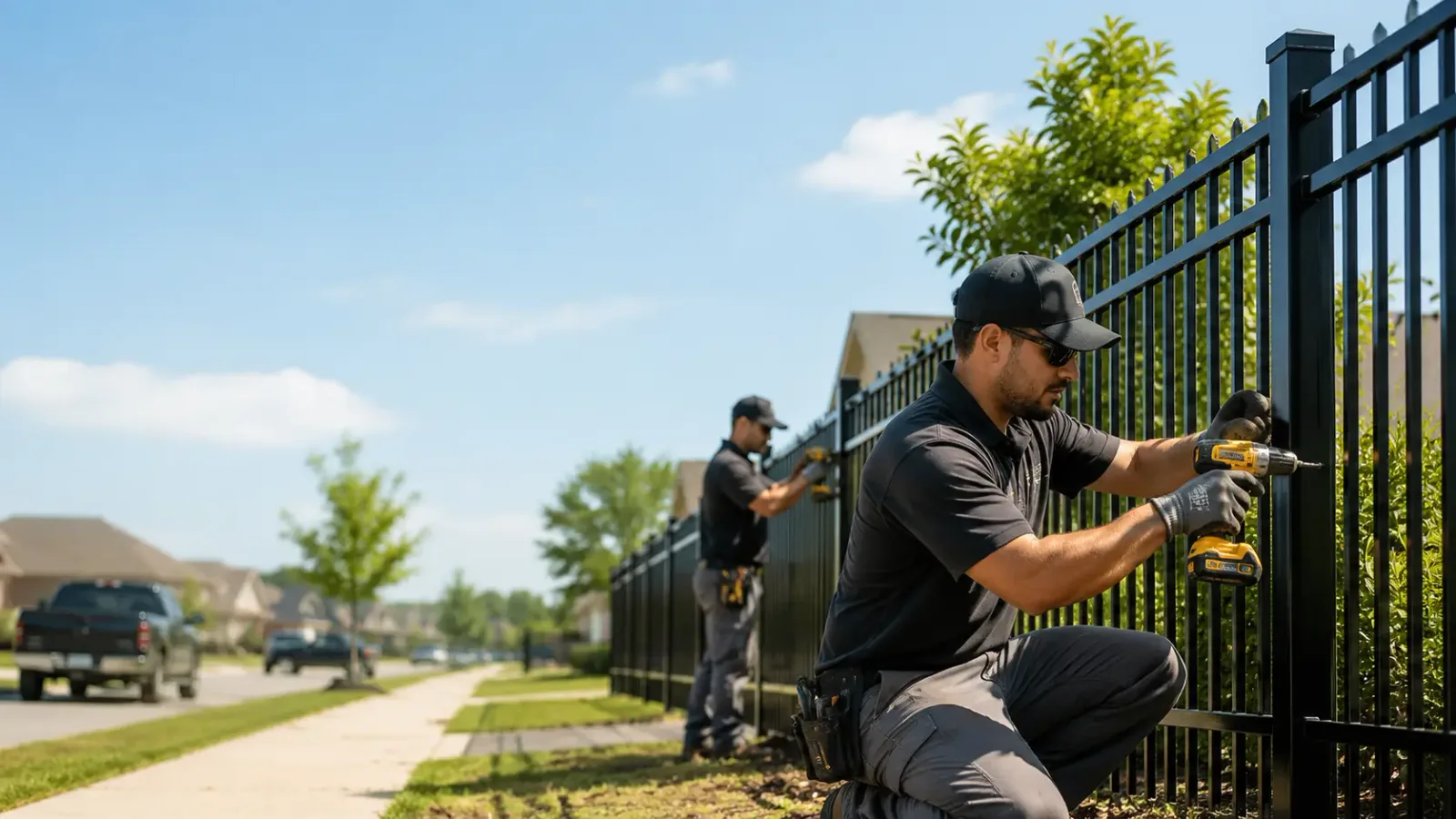 Metal Fence Installation in Charleston, IL